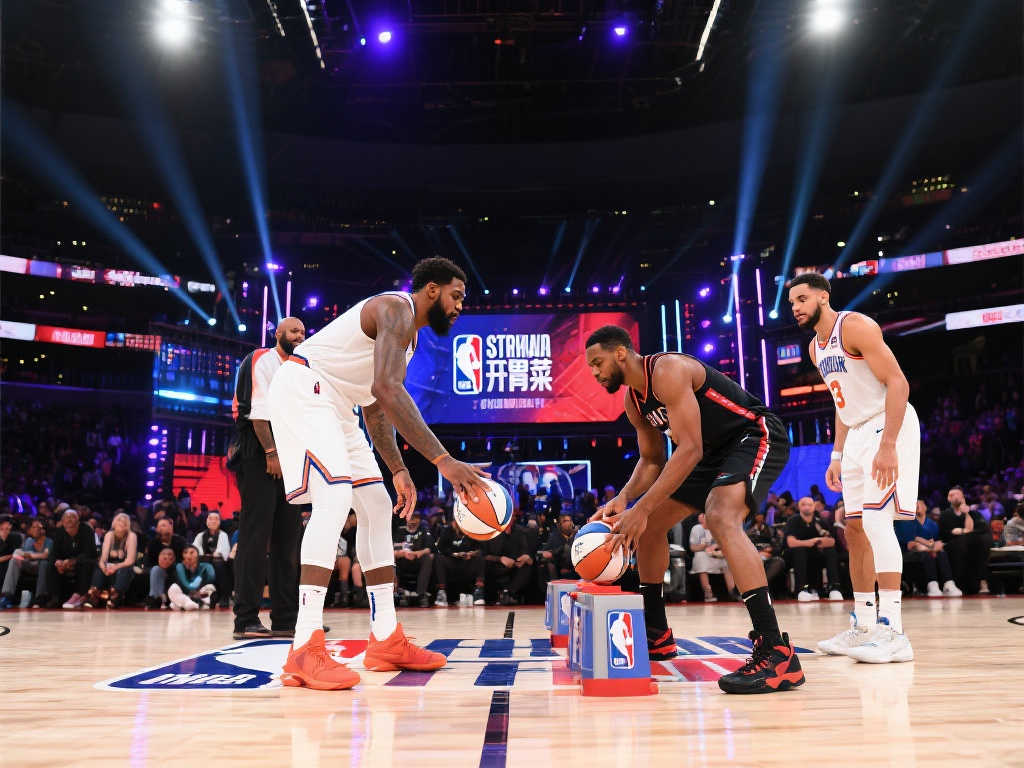 NBA全明星技巧挑战赛趣味十足，球员展现多才多艺